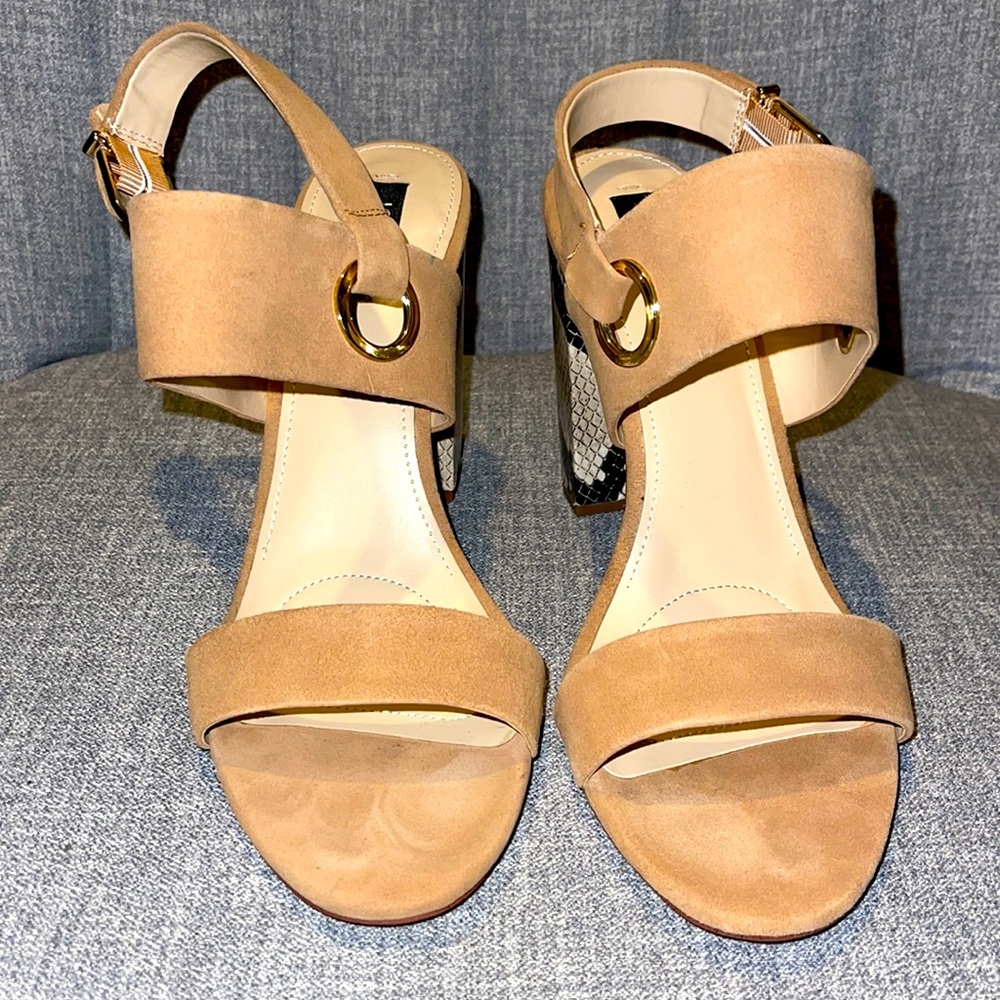 Jayla Kid Suede Sandal in Camel Suede